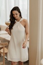SC/ Halterneck Dress / Beige