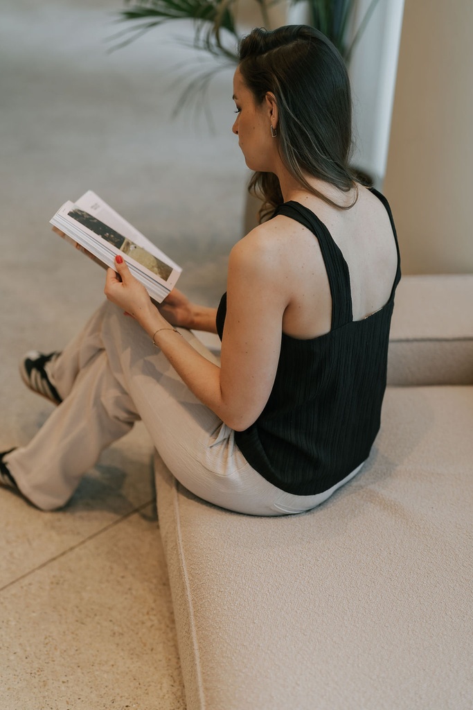 SC/ Halterneck Top / Black