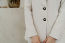 SC/ Tailored Blazer / Beige