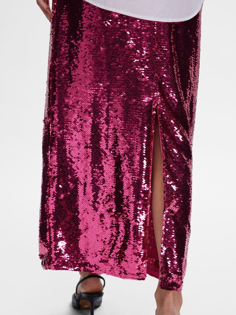 Omina HW Ankle Sequins Skirt / Phlox Pink
