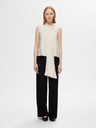 Caden Tie Neck Top / Birch