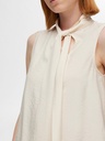 Caden Tie Neck Top / Birch
