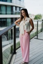 Caden Tie Neck Top / Birch