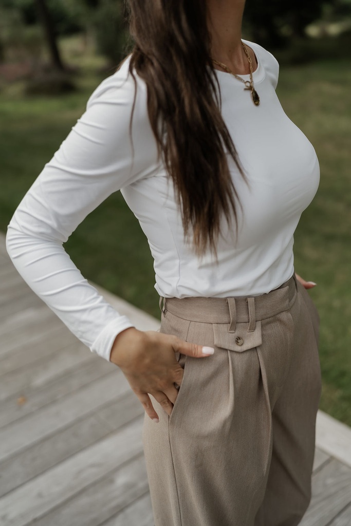 Scolette LS round white