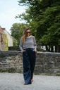 SC Striped LS shirt navy/white