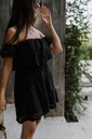 Fran Dress Broderie Black