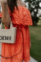 Fran Dress Broderie Orange