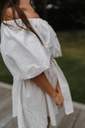 Loulou Dress Broderie White TU.