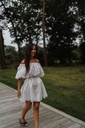 Loulou Dress Broderie White TU.