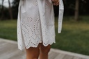 Loulou Dress Broderie White TU.