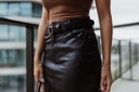 Fibi Skirt PU Black