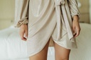 JV/ Isabeau Glitter Dress Light Gold