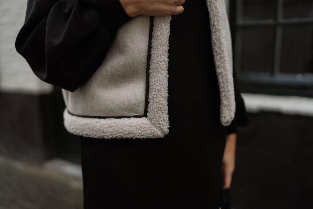 SC Gilet Lammy Beige Black