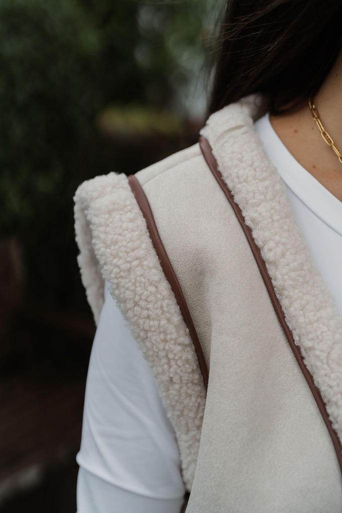 SC Gilet Lammy Beige Brown