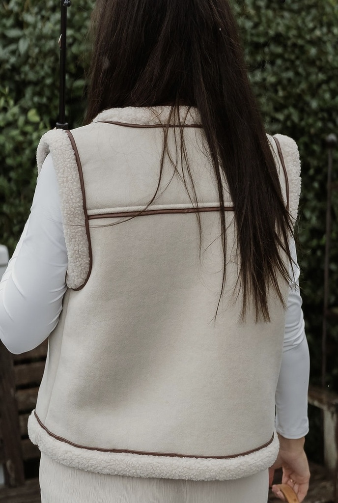 SC Gilet Lammy Beige Brown
