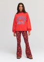 Varsity Sweater Dark Orange