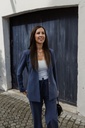 SC Tailored Pants Striped Blue