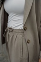 SC/ Tailored Blazer Striped Sand