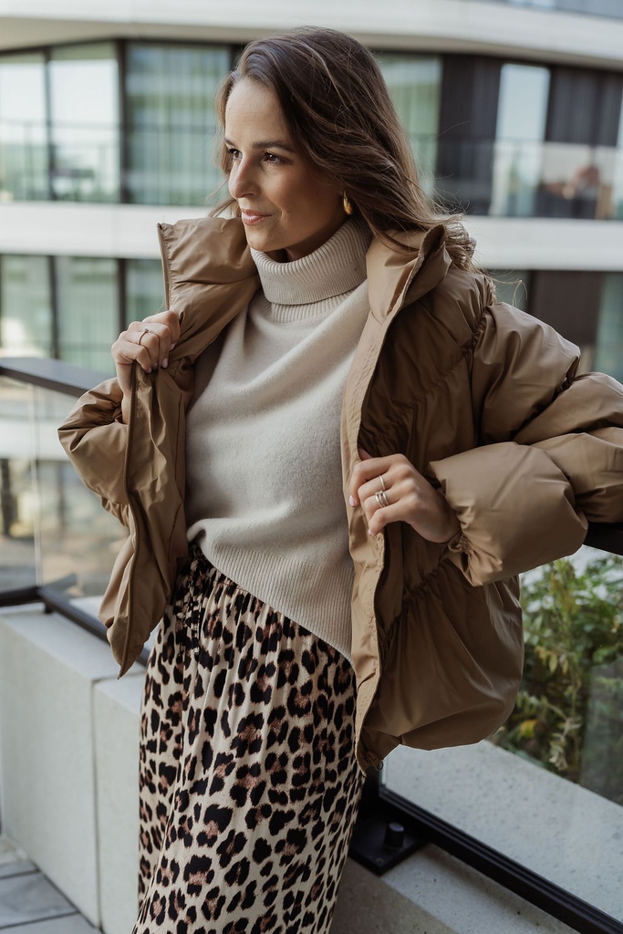 Nia Puffer Down Jacket Tigers Eye