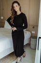 Fusion Long Dress Black