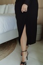 Fusion Long Dress Black