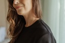 SC Blouse Sweater Dress Black