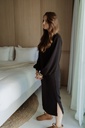 SC Blouse Sweater Dress Black