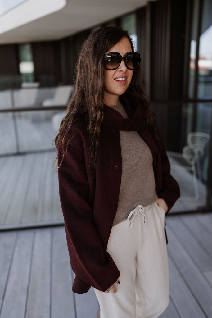 Anni Knit Pullover Taupe