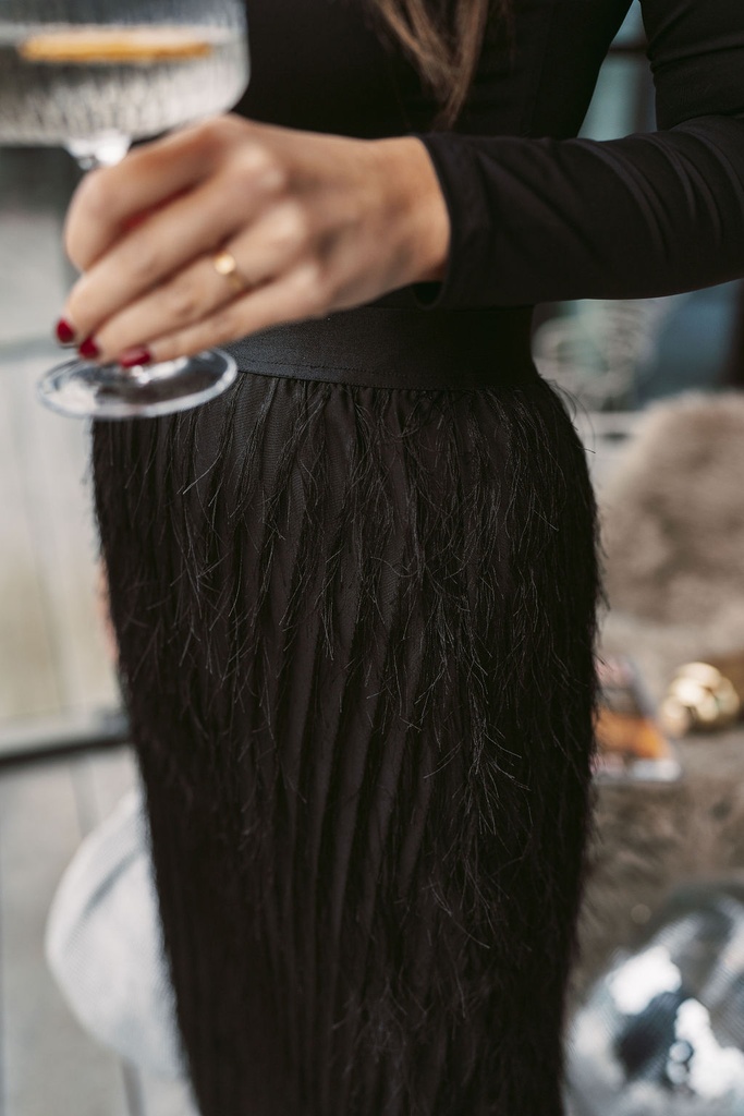 Dia Ankle Skirt Black