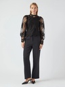 Lisa Lace Top Lining Black