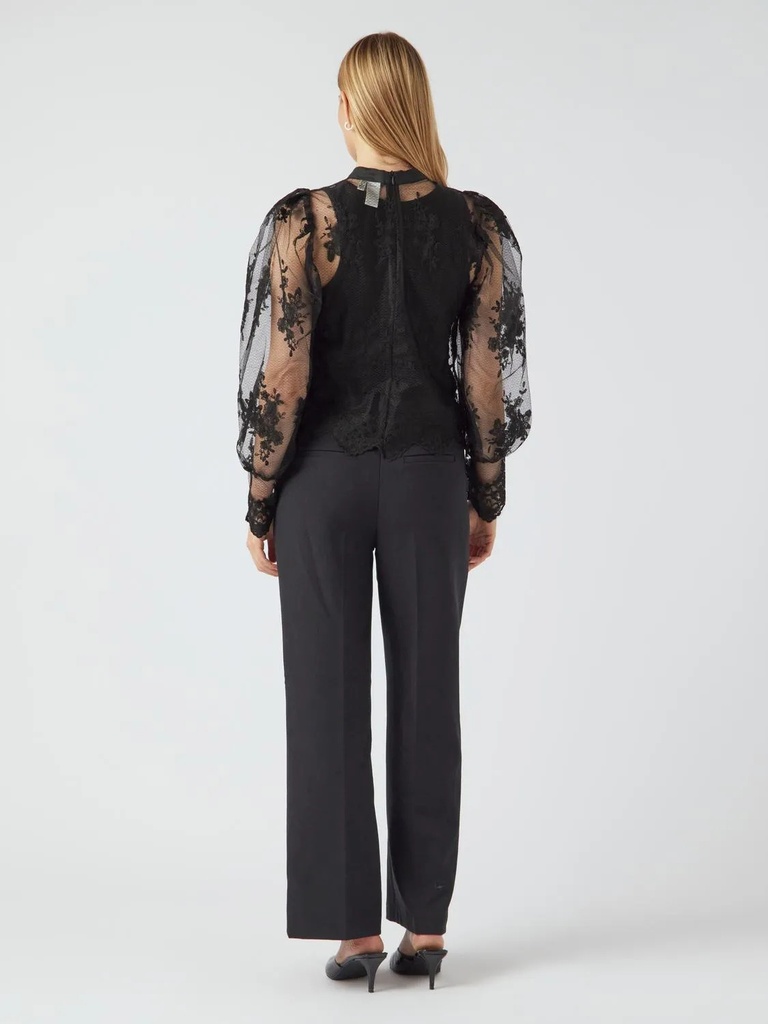 Lisa Lace Top Lining Black