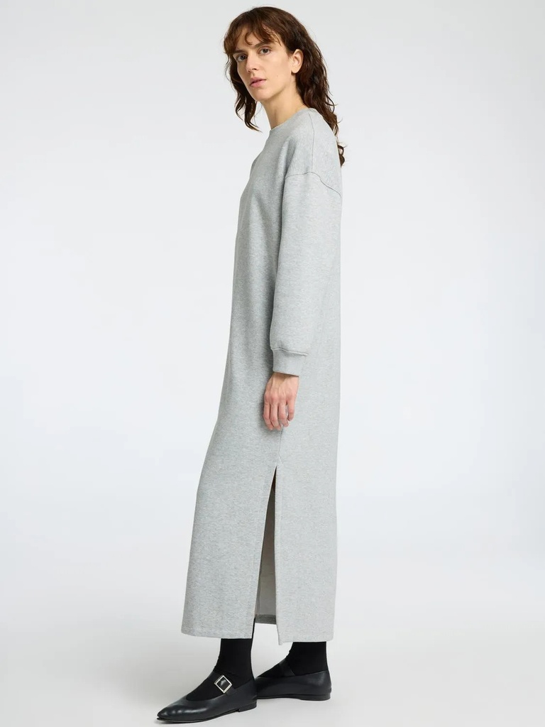 Gia Ankle Dress Light Grey