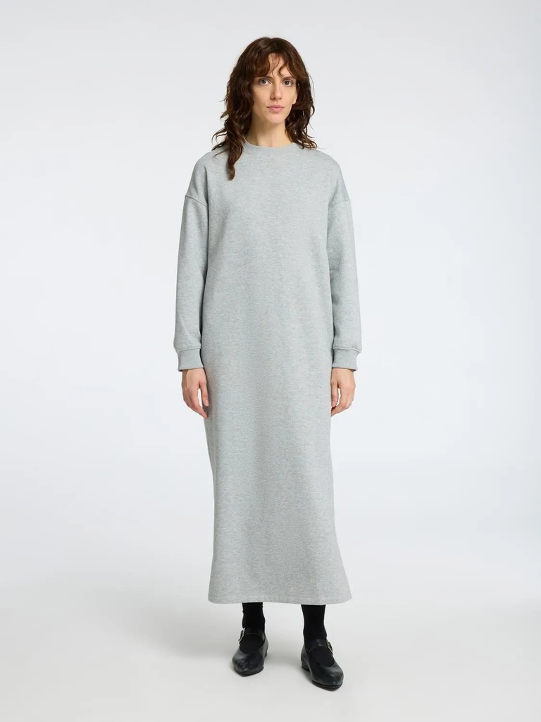 Gia Ankle Dress Light Grey