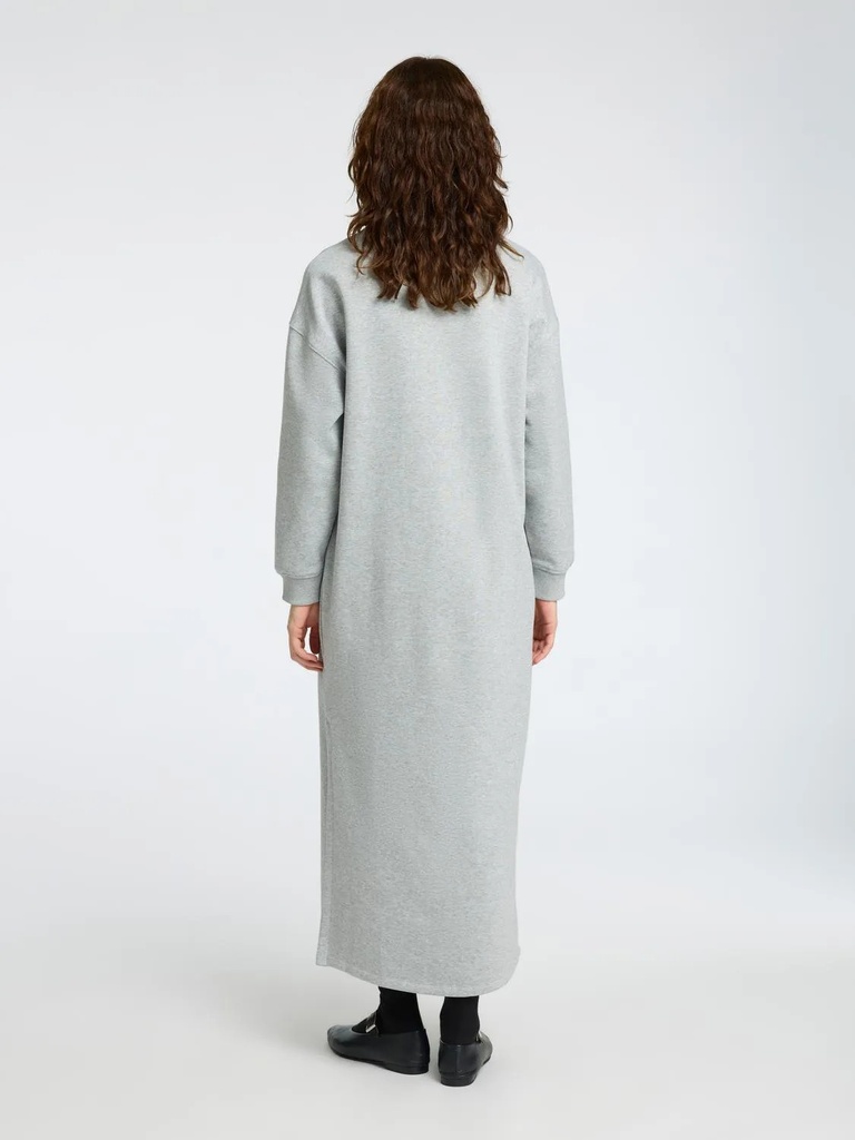 Gia Ankle Dress Light Grey