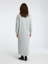 Gia Ankle Dress Light Grey