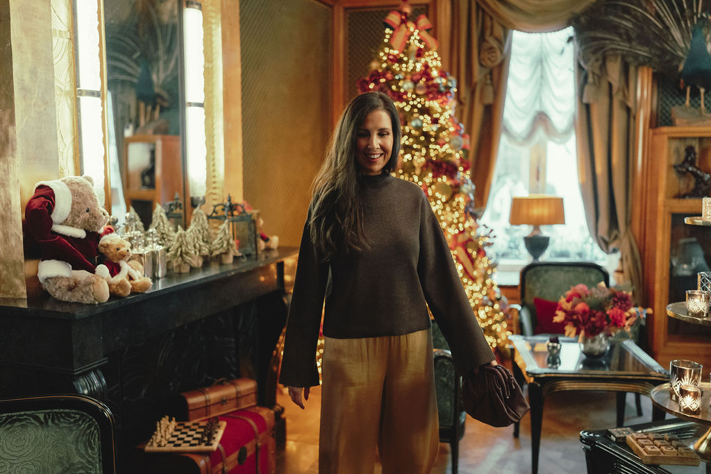 Castor Knit Pullover Hot Fudge
