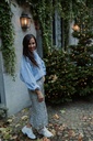 Ella Skirt Sequins Silver