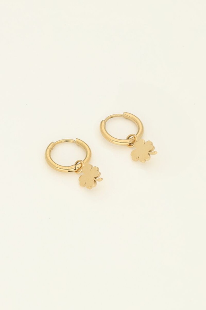 My Earring Clover Gold