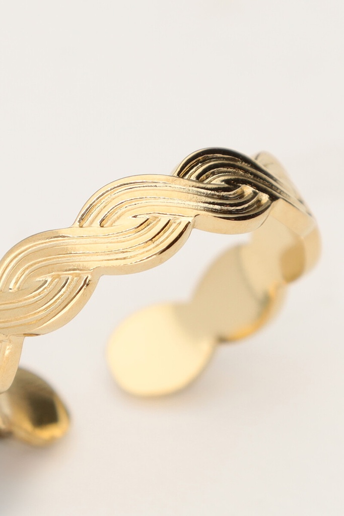 My Ring Onesize Braided Gold