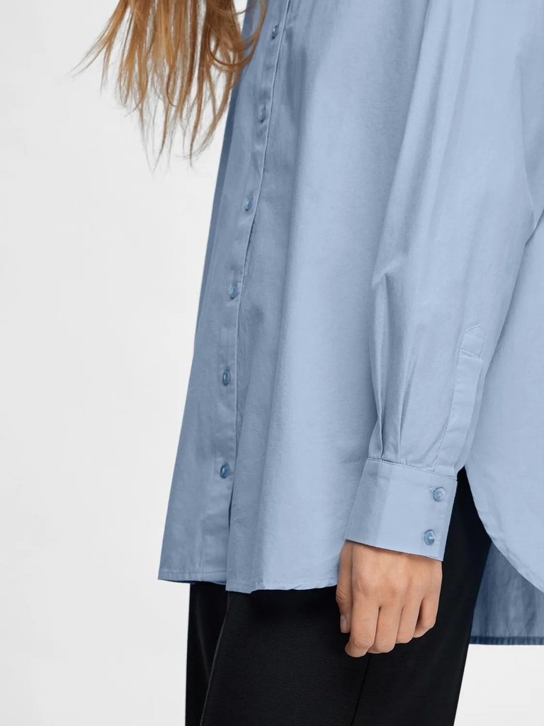 Dina-Sanni Shirt Cashmere Blue