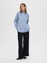 Dina-Sanni Shirt Cashmere Blue
