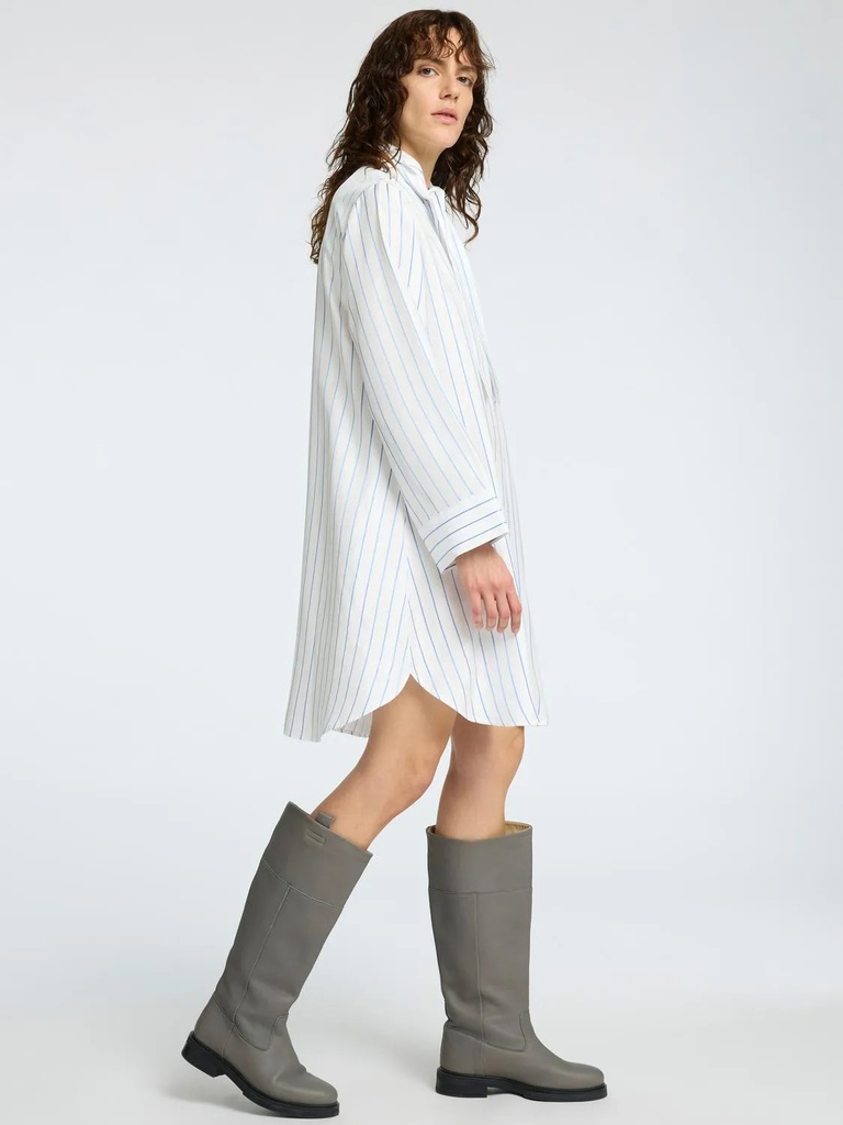 Mairin Stripedshirt Tunic Bright White