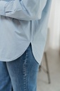 Dina-Sanni Shirt Cashmere Blue
