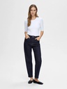 Dianna 2/4 O-Neck Top Bright White