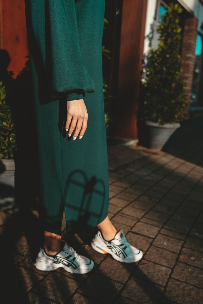 SC Blouse Sweater Dress Green