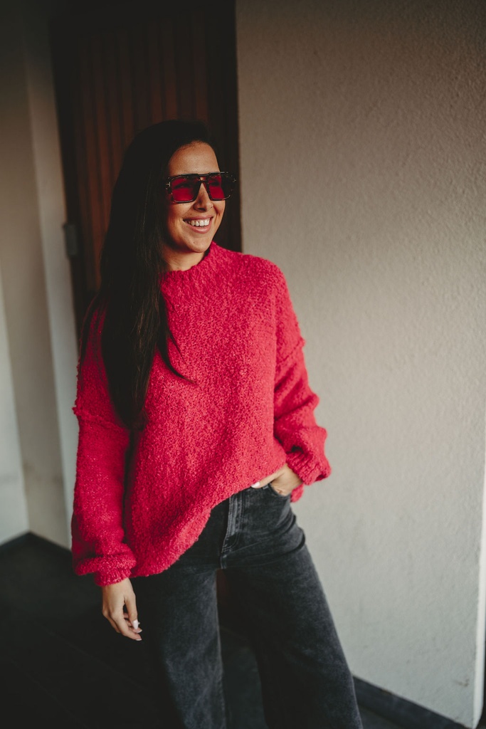 Nao/ Teddy Knit Fushia