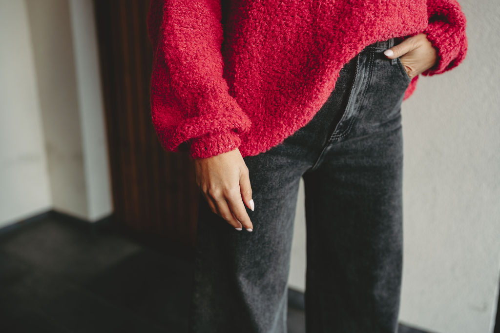 Nao/ Teddy Knit Fushia