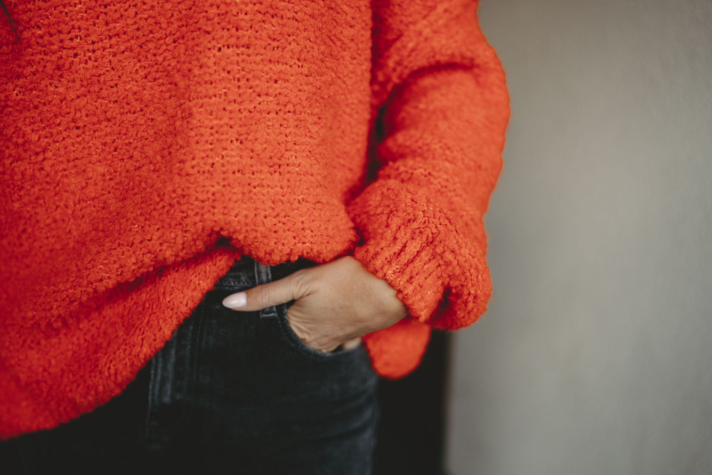 Nao/ Teddy Knit Orange