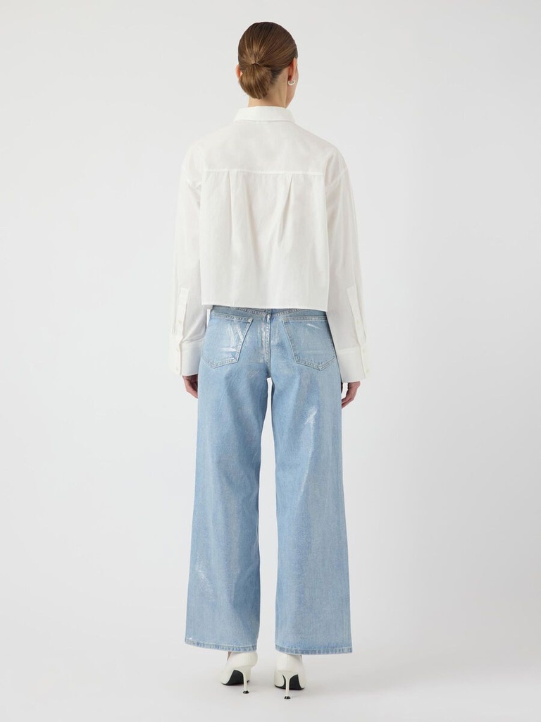 Lee LS Short Shirt Star White