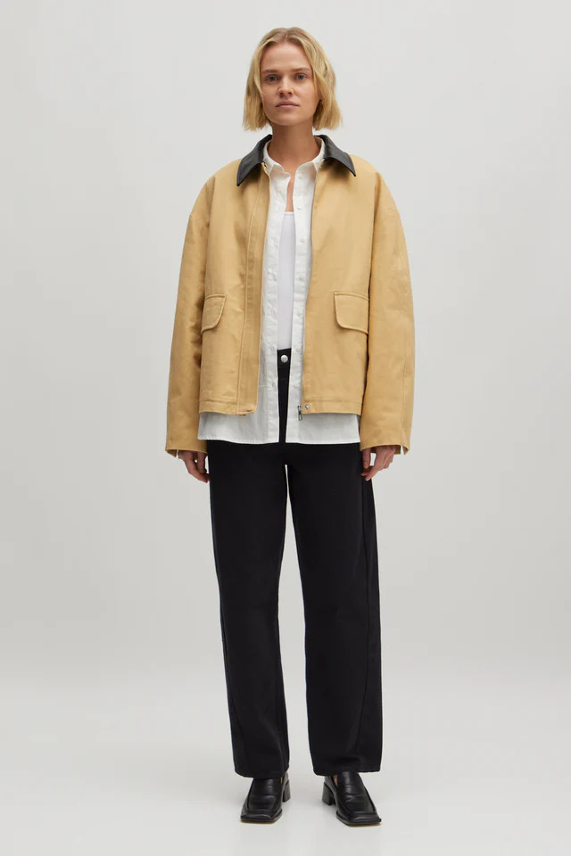 Sina Jacket Beige With Black